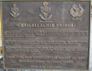 Craigellachie Bridge Plaque