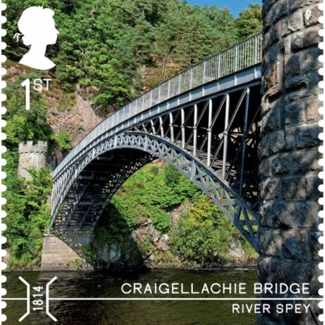 Craigellachie Bridge commemorative stamp